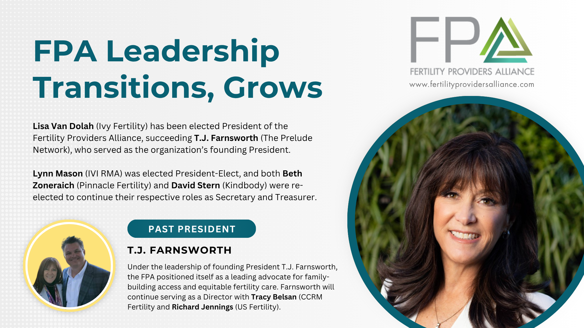 FPA leadership announcement